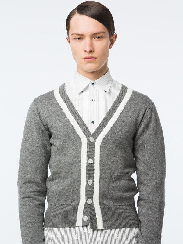 KOE THOM BROWNE  MENS CARDIGAN SWEATER