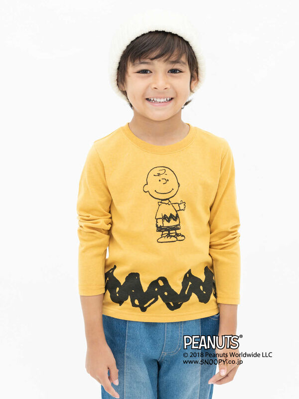 Kids チャーリー ブラウン長袖tシャツ Koe コエ 公式 通販サイト Koe コエ のtシャツ