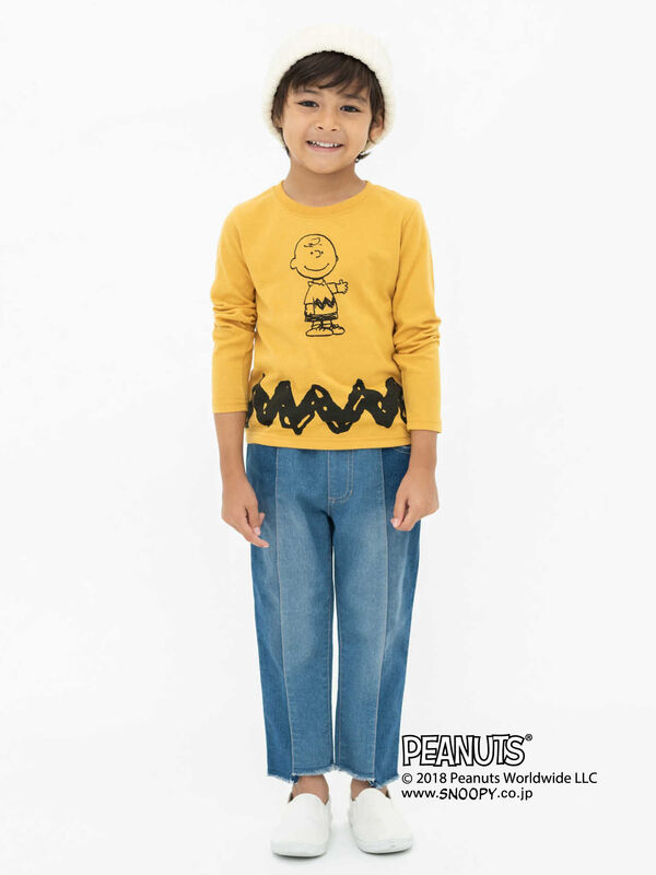 Kids チャーリー ブラウン長袖tシャツ Koe コエ 公式 通販サイト Koe コエ のtシャツ
