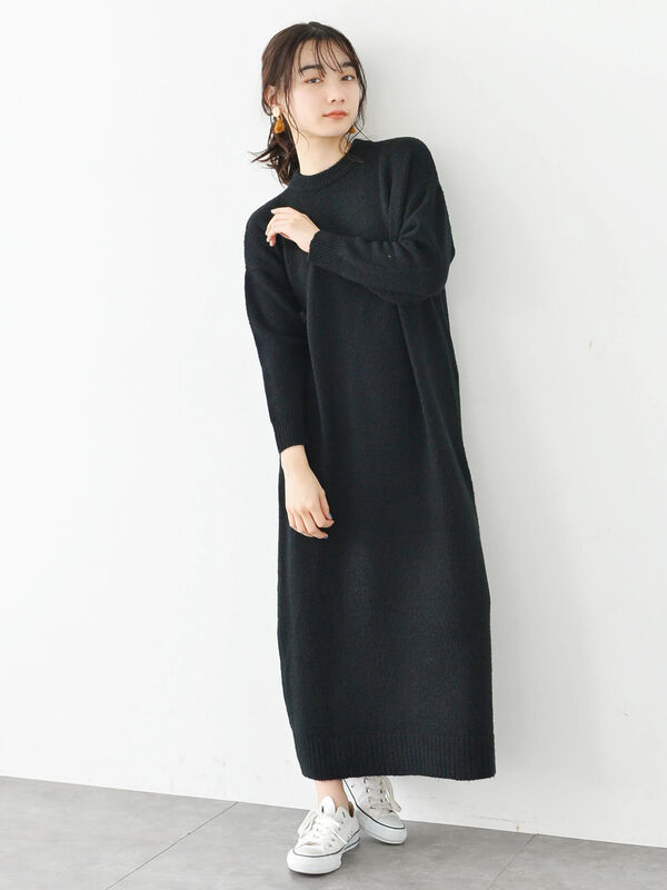 ロングニットワンピース Koe コエ 公式 通販サイト Koe コエ のワンピース