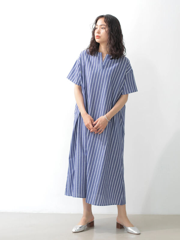 キーネック半袖ワンピース Koe コエ 公式 通販サイト Koe コエ のワンピース