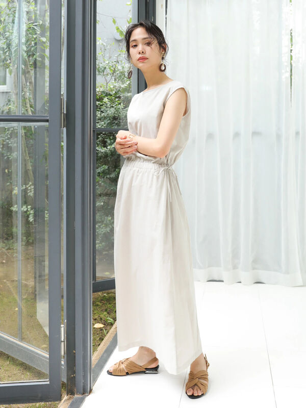 綿麻ウエスト切替後ろタックワンピース Koe コエ 公式 通販サイト Koe コエ のワンピース 綿麻ウエスト切替後ろタックワンピース Koe コエ 公式 通販サイト Koe コエ のワンピース