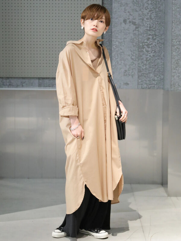 シャツワンピース Koe コエ 公式 通販サイト Koe コエ のワンピース