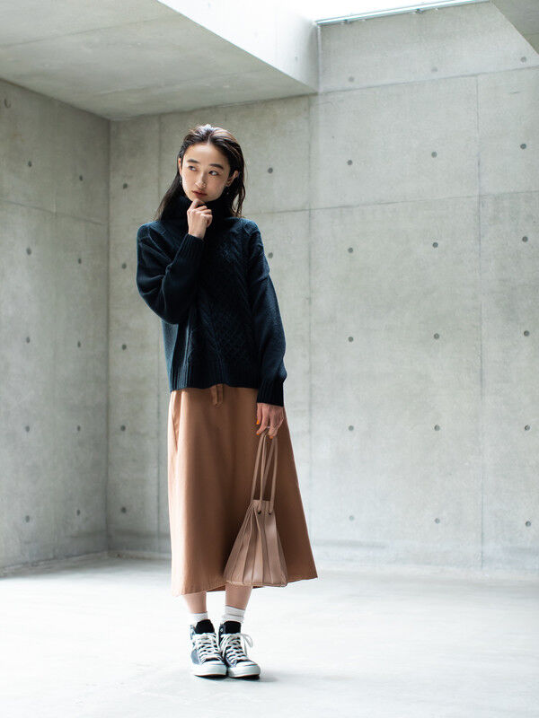 起毛台形スカート Koe コエ 公式 通販サイト Koe コエ のスカート