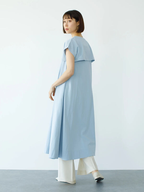 2wayビッグカラーaラインワンピース Koe コエ 公式 通販サイト Koe コエ のワンピース