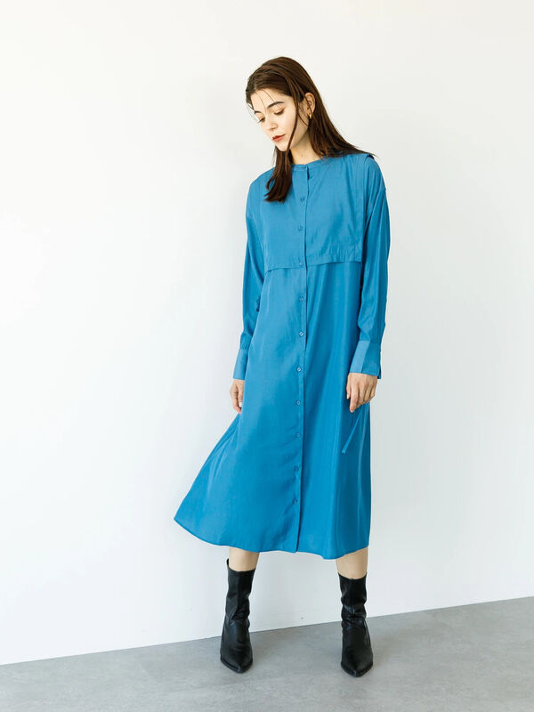 レイヤー風シャツワンピース Koe コエ 公式 通販サイト Koe コエ のワンピース